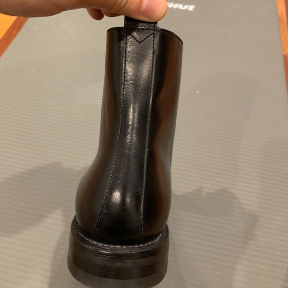 Meermin 101527 Black Calf Derby Boots, UK 7.5E - Picture 4 of 16